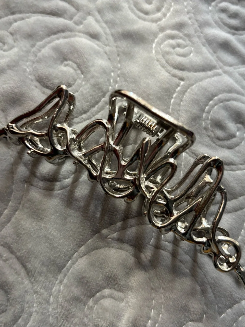 Silver Hair Clips - Women Accessories